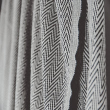 Load image into Gallery viewer, Turkish Towel-Midnight Black Herringbone
