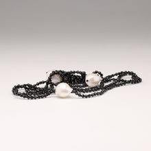 Load image into Gallery viewer, Freshwater Pearl Crystal Lariat
