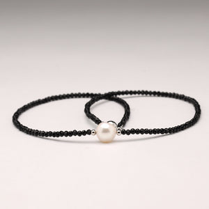 Freshwater Pearl &  Crystal Necklace
